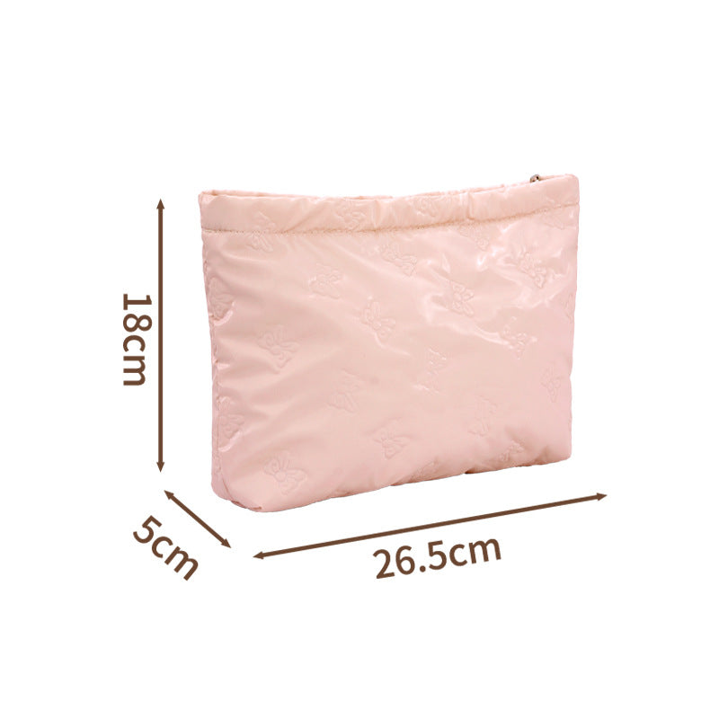 Fashionable Butterfly-Embossed Clutch Bowlift