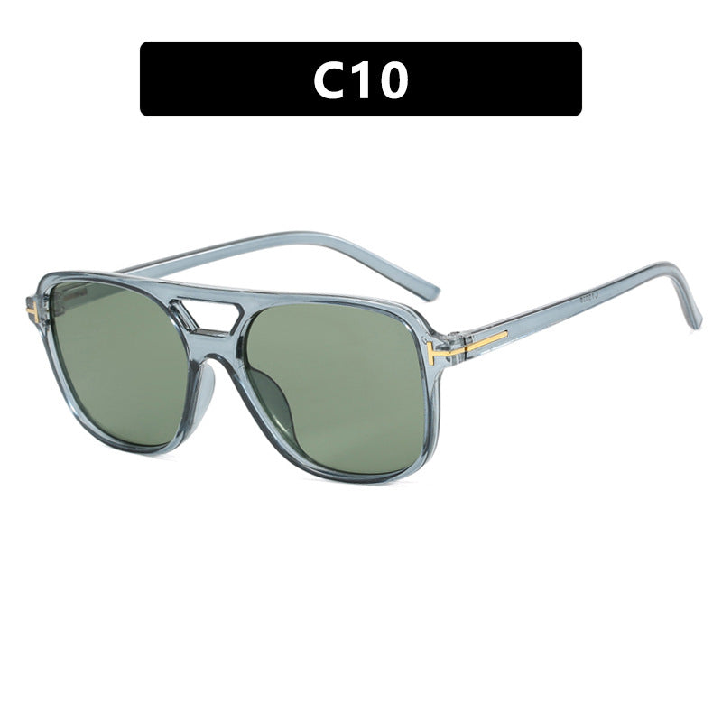 Women trendy square sunglasses with detailed frame Bowlift