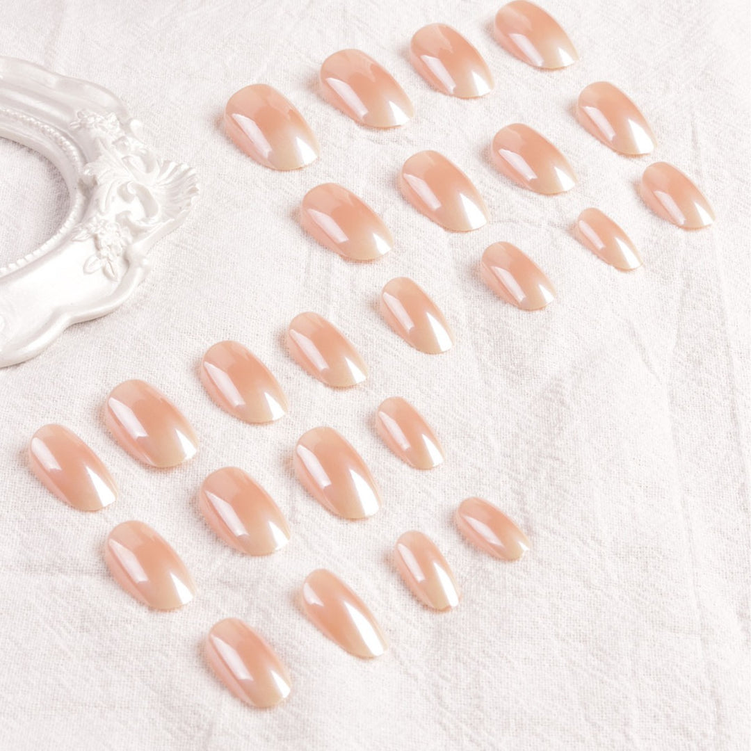 Natural Ombre Press-On Nails Bowlift