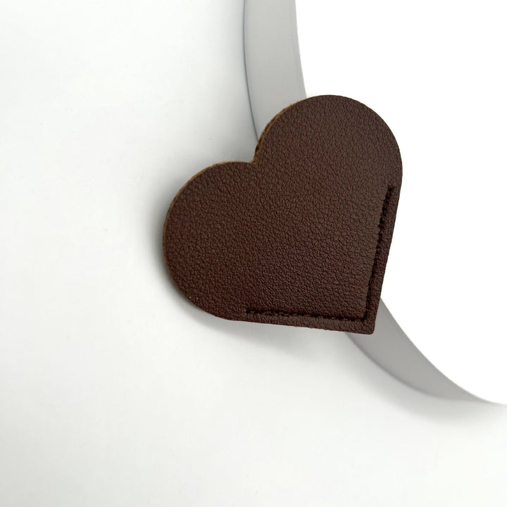 Heart-Shaped Leather Accessory Bowlift