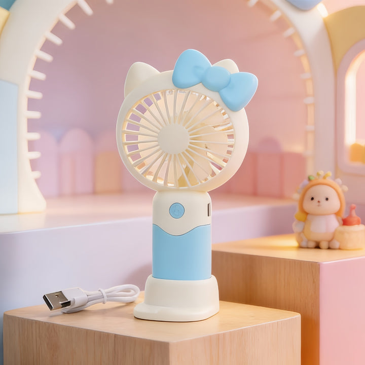Portable handheld fan with cute animal design Bowlift