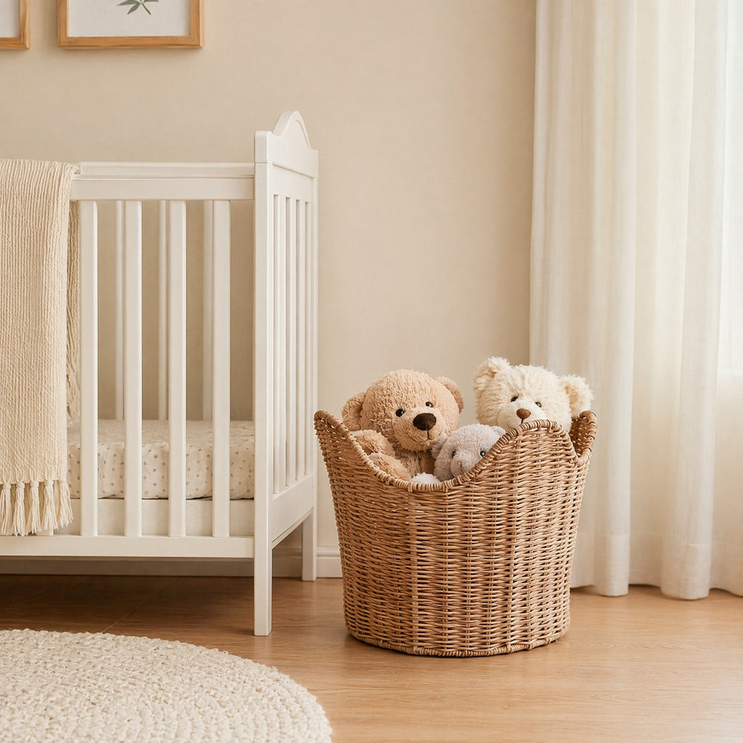 Handmade storage basket in contemporary design Bowlift