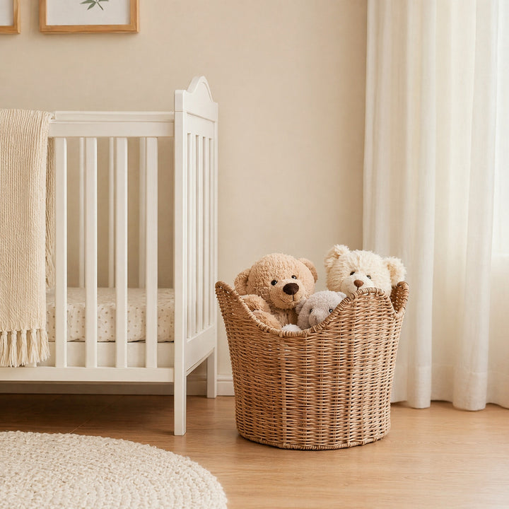 Handmade storage basket in contemporary design Bowlift