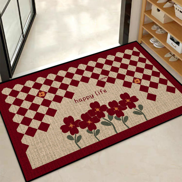 Decorative Star-patterned Bath Mat Bowlift