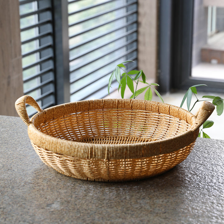 Unisex Practical Fruit and Vegetable Container with Two Handles Bowlift