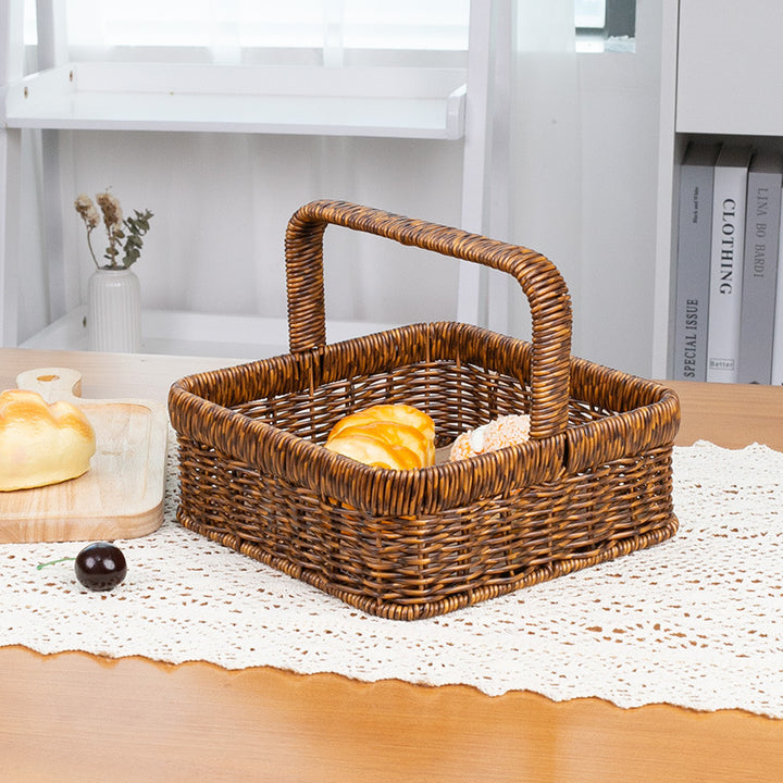 Handcrafted Natural Fiber Storage Basket Bowlift