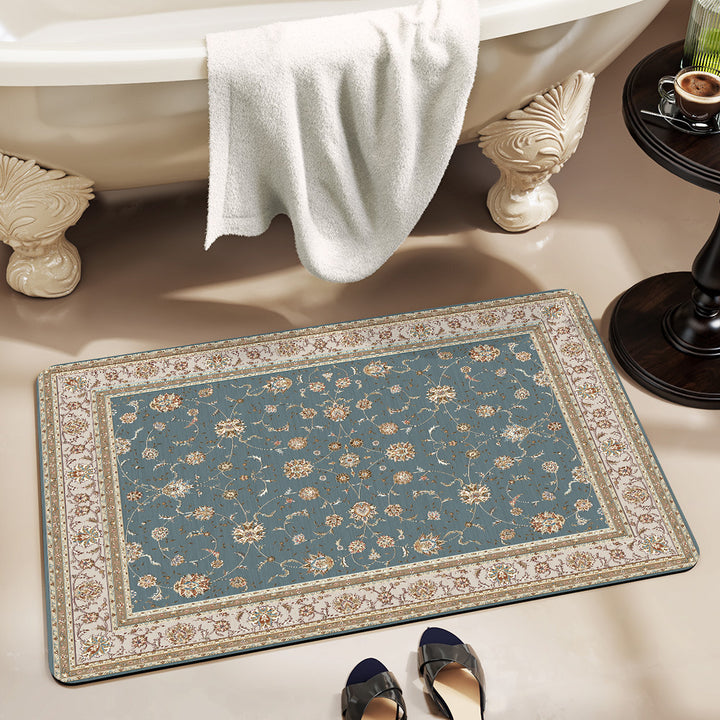 Luxurious Vintage-Inspired Bath Mat Bowlift
