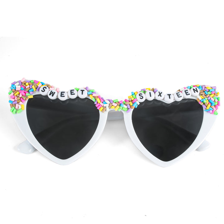 Decorative Birthday-Themed Fashion Sunglasses Bowlift