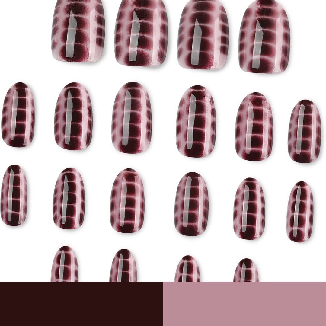 Artful nail art with snake motif Bowlift