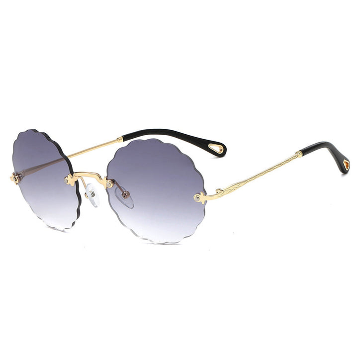 Women's Fashion Glasses with Playful Wave Frame Bowlift