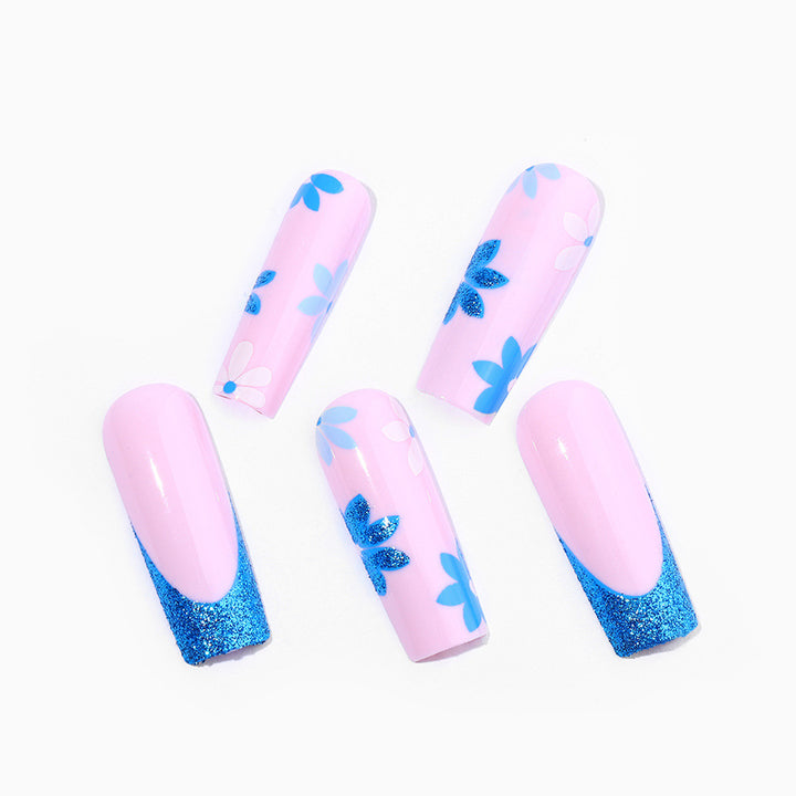 Glamorous Artistic Press-On Nails Bowlift