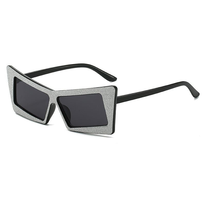 Women's geometric sunglasses with sparkling elements Bowlift