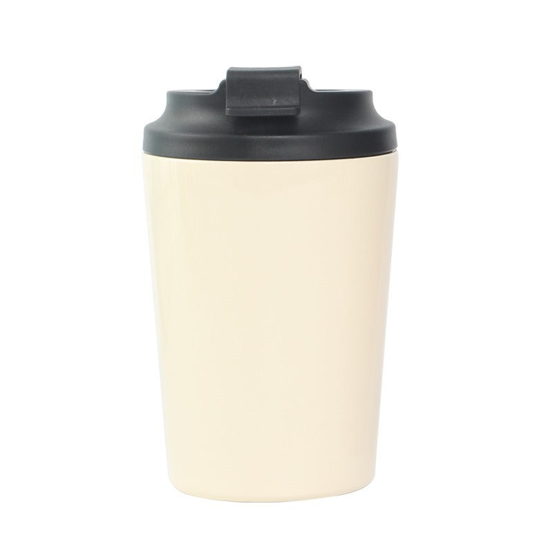 Women insulated coffee cup with ergonomic lid Bowlift