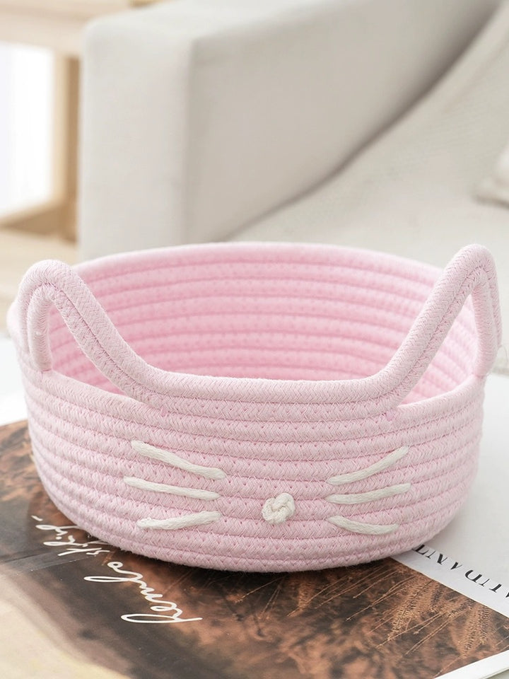 Women Playful Storage Basket in Cat Design Bowlift