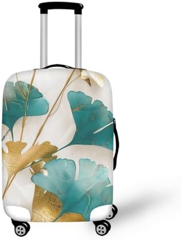Unisex nano elastic suitcase cover with horse and sunflower motif, stretchable stretch protection for hard shell trolley with zipper Bowlift