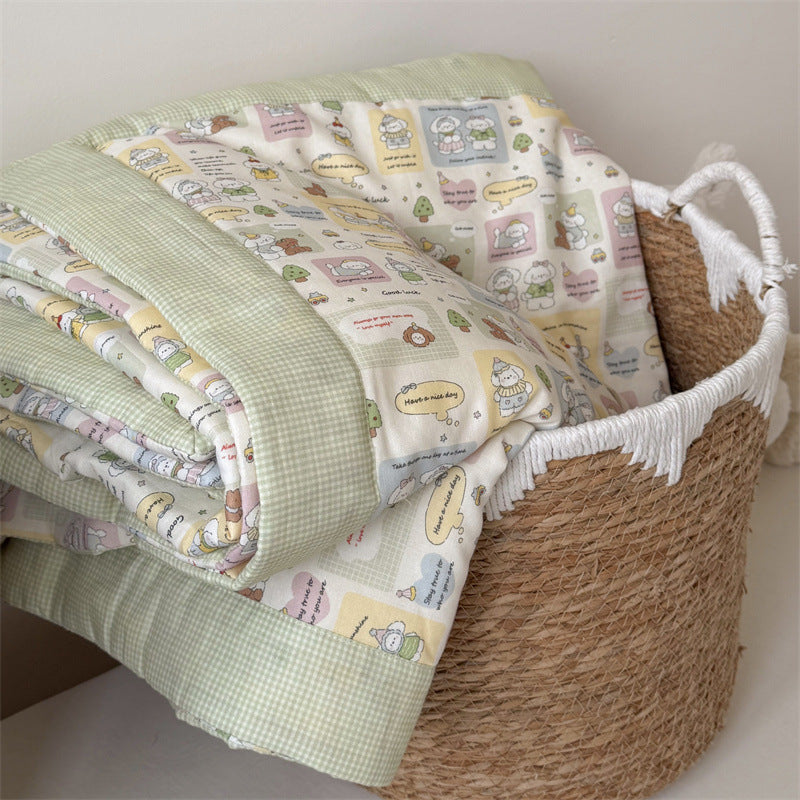 Women’s children's duvet with playful doll pattern Bowlift