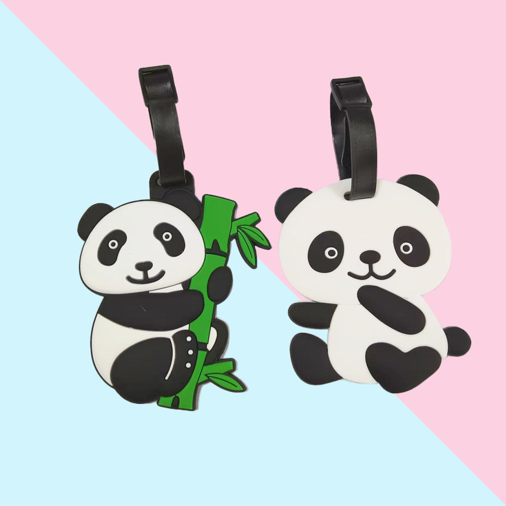 Unisex Luggage Tag in Cute Panda Design Bowlift