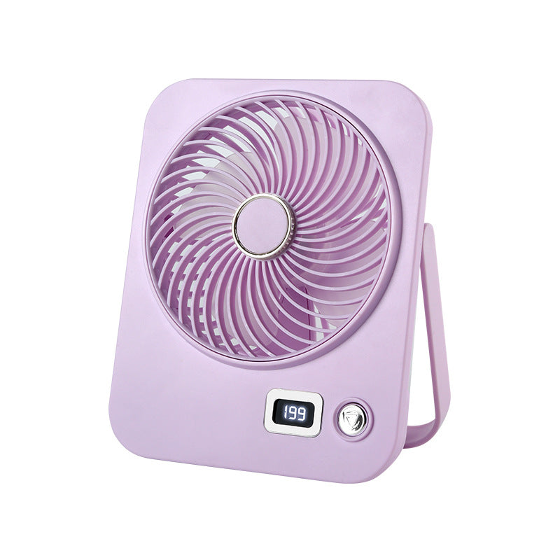 Ladies portable table fan with digital speed display Bowlift