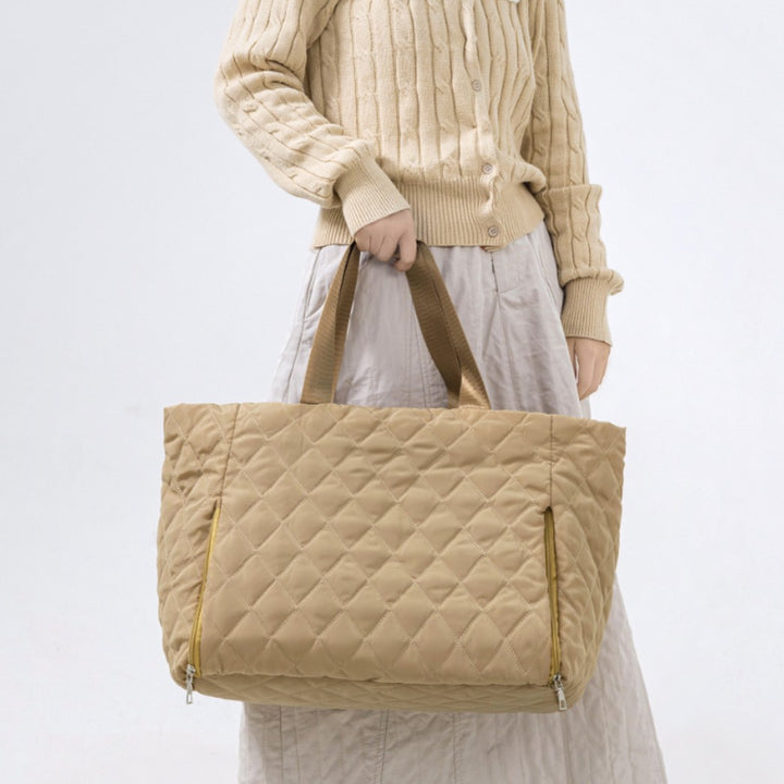 Quilted All-Purpose Travel Tote Bag Bowlift