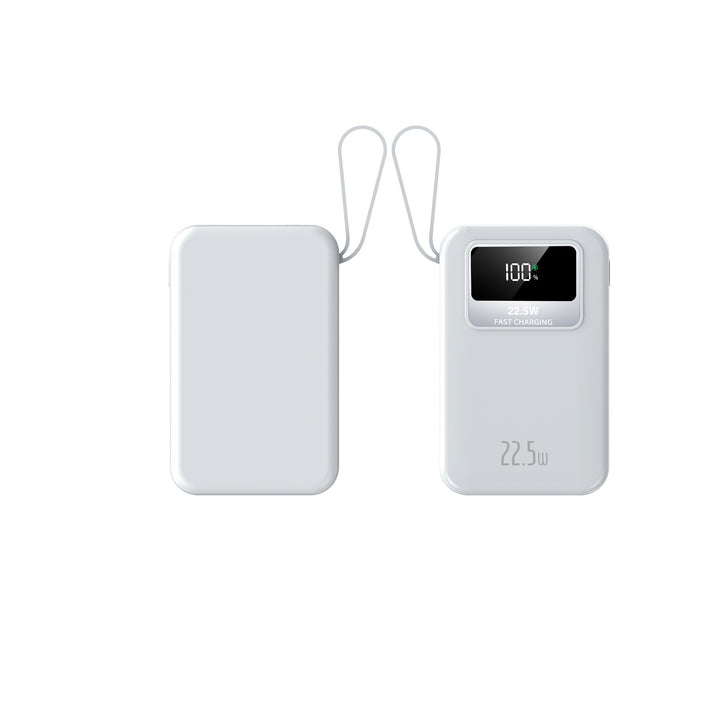 Portable power bank with intelligent fast charging function and LED display Bowlift