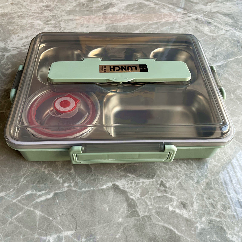 Multi-Compartment Stainless Steel Lunch Box