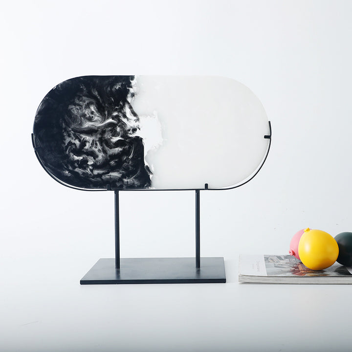 Abstract Decorative Resin Sculpture