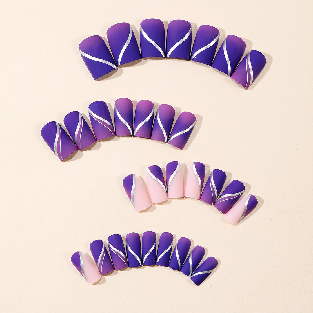 Stylish Matte Finish Nail Art Extensions Bowlift