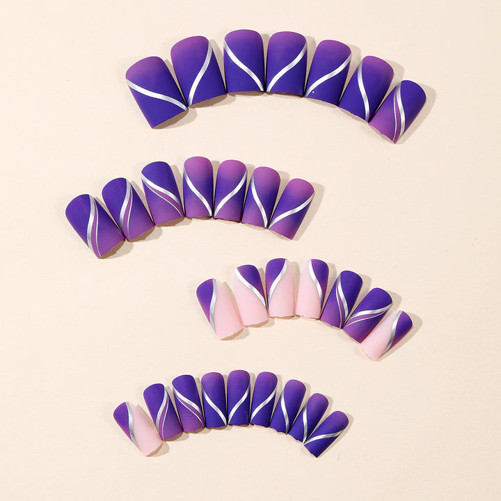 Stylish Matte Finish Nail Art Extensions Bowlift