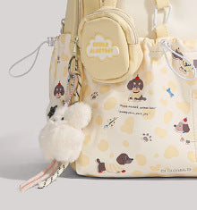 Playful Cartoon-Inspired School Backpack Bowlift