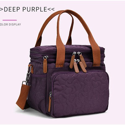 Insulated Multi-Compartment Lunch Tote Bowlift