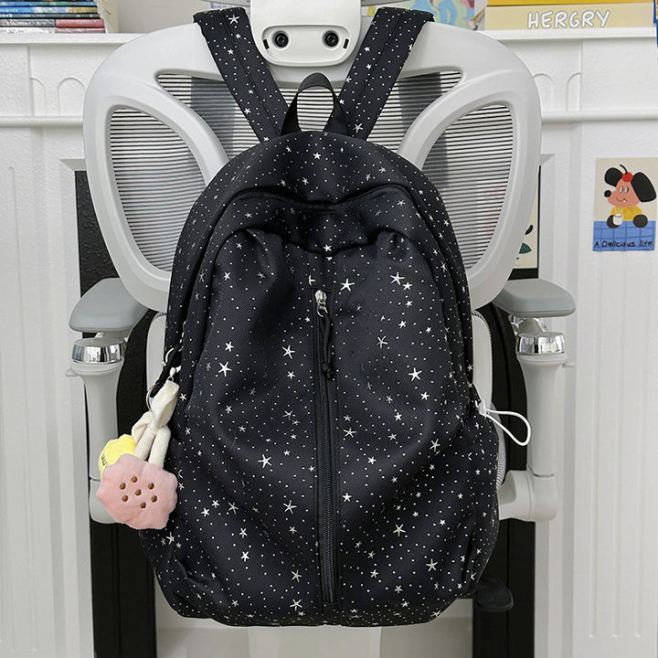 Star-Patterned Lightweight Backpack Bowlift