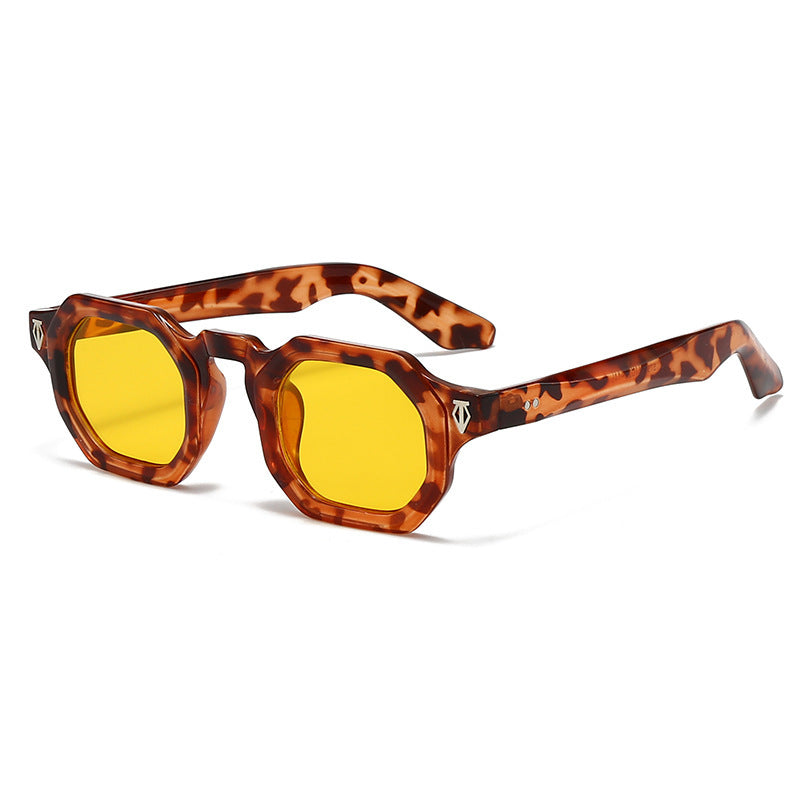 Modern Octagonal Frame Sunglasses Bowlift