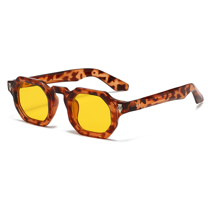 Modern Octagonal Frame Sunglasses Bowlift