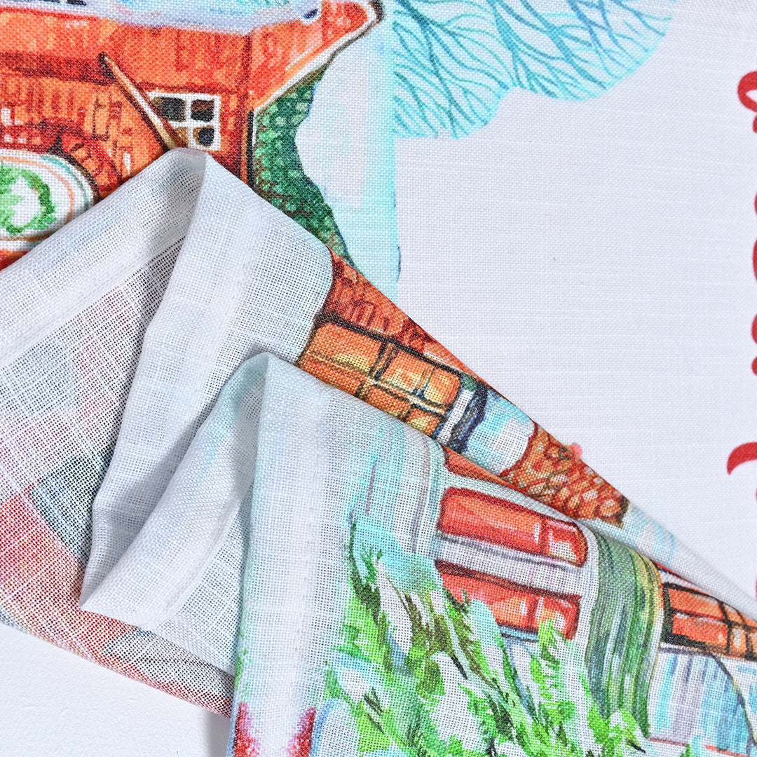 Festive Holiday Window Valance