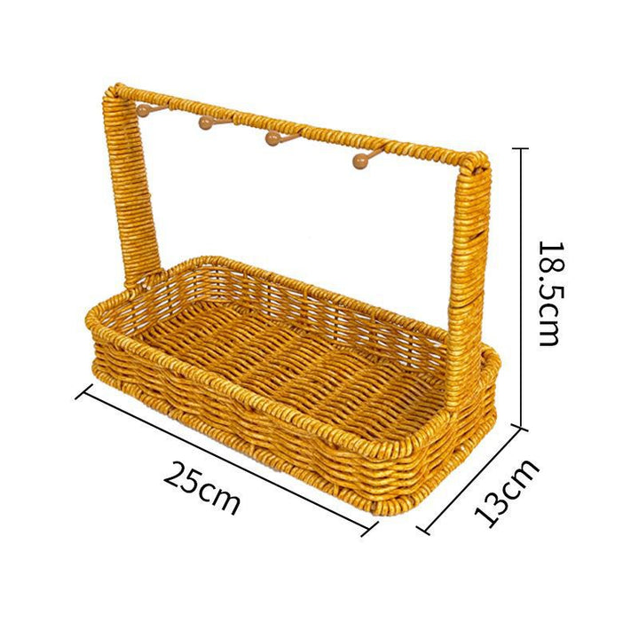 Unisex Practical Picnic Basket with Handle Bowlift