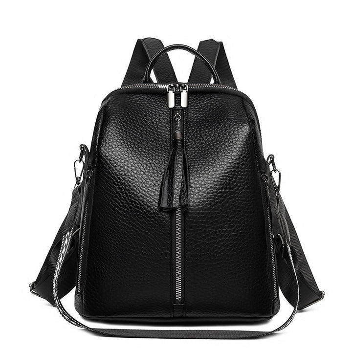 Textured Leather Backpack