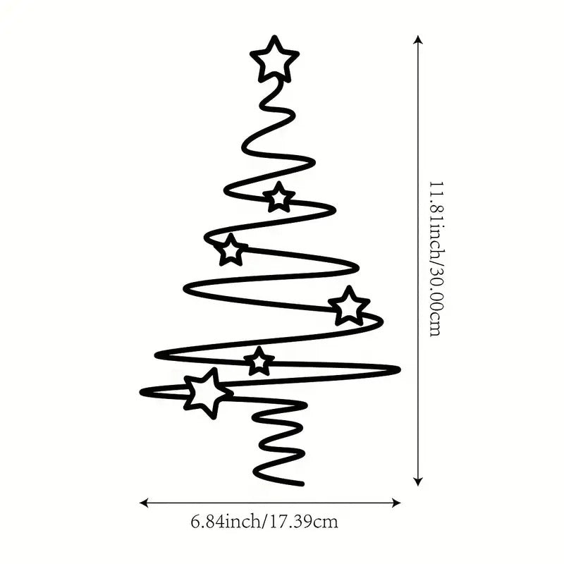 Decorative Christmas Tree Wall Sticker Bowlift