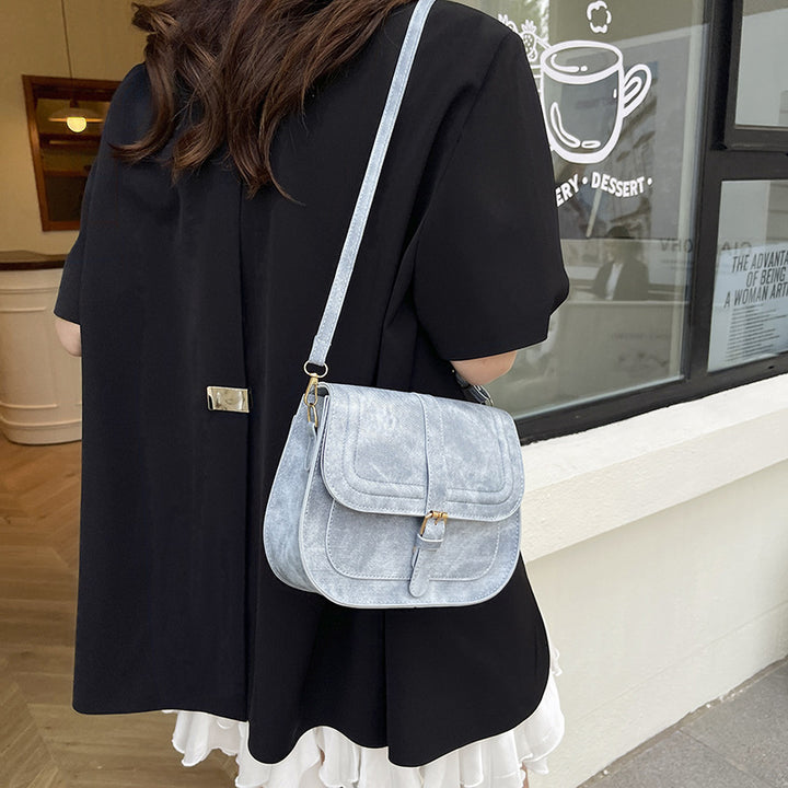 Vintage-Inspired Crossbody Satchel Bowlift