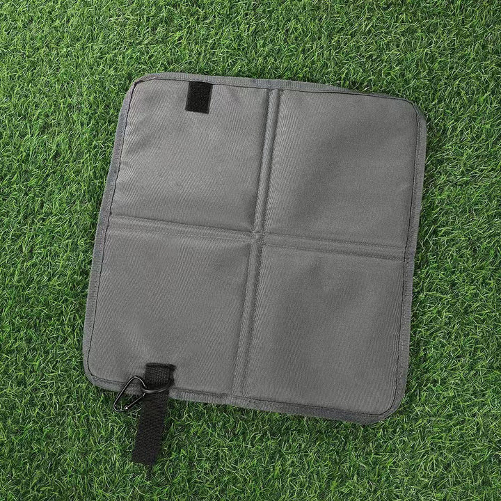 Ladies outdoor seating mat with detachable carrying strap Bowlift