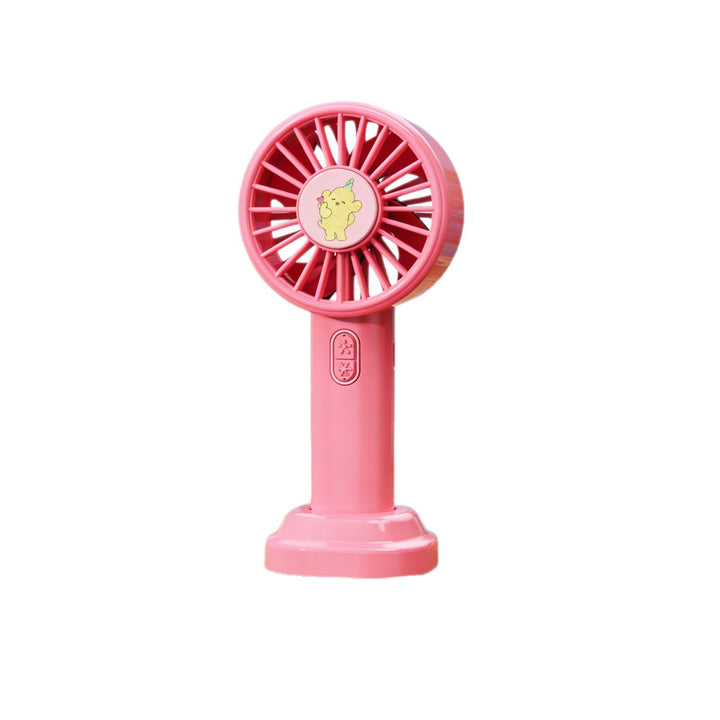 Unisex Portable Hand Fan with Cute Animal Design Bowlift