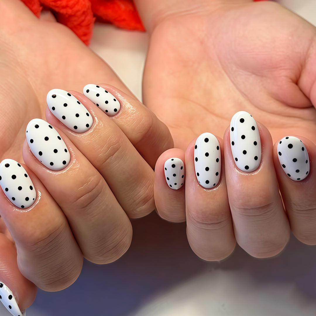 Polka Dot Nail Art Wraps Bowlift