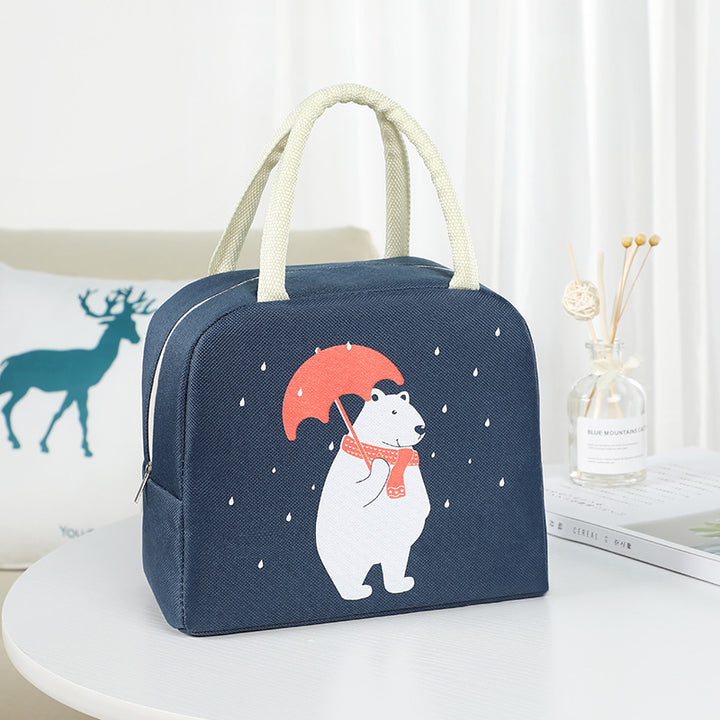 Insulated Lunch Bag with Playful Fox Design Bowlift