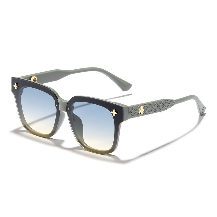 Women's fashionable sunglasses with extravagant frame and polarized lenses Bowlift