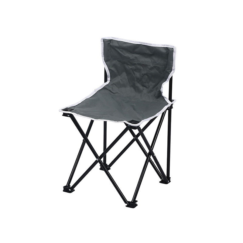 Folding chair with ergonomic backrest and sturdy frame Bowlift