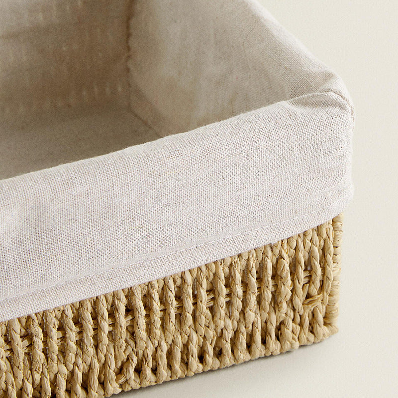 Natural storage basket with removable lining Bowlift