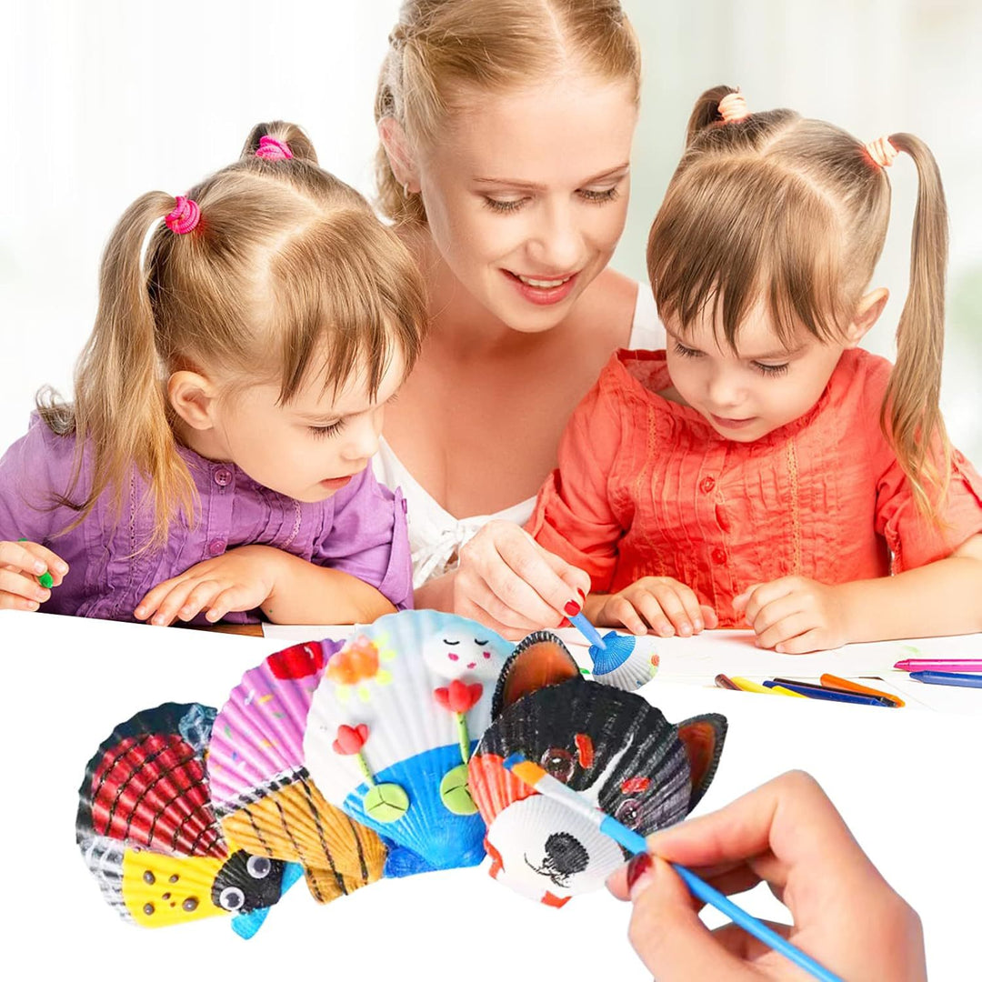 Unisex Creative Craft Set with Shells and Colors Bowlift