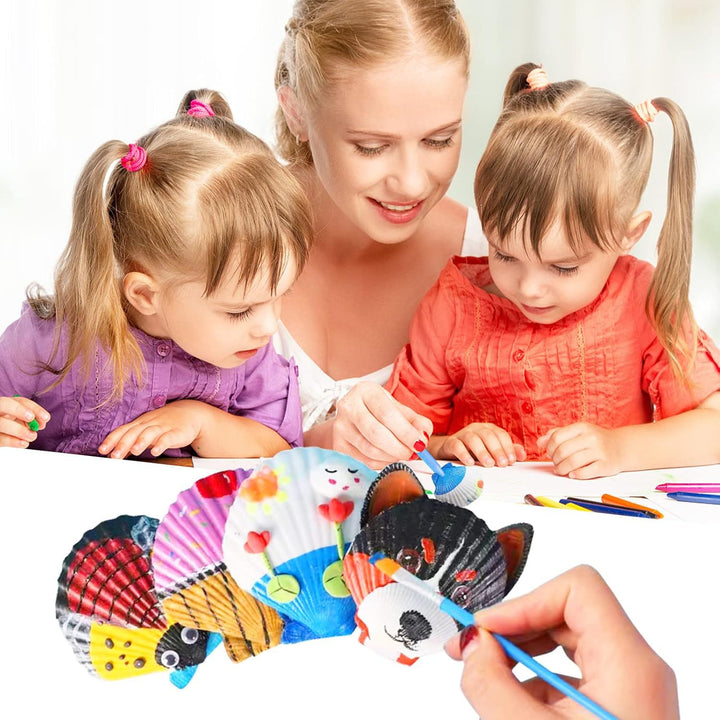 Unisex Creative Craft Set with Shells and Colors Bowlift