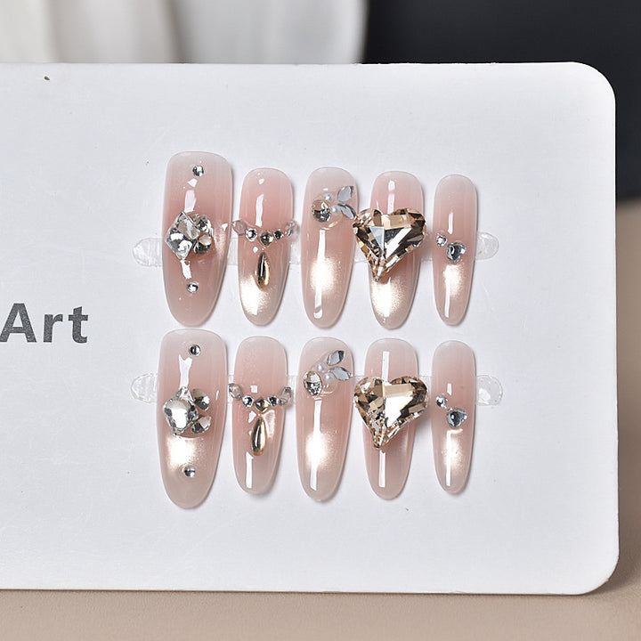 Elegant Decorative Press-On Nail Art Bowlift