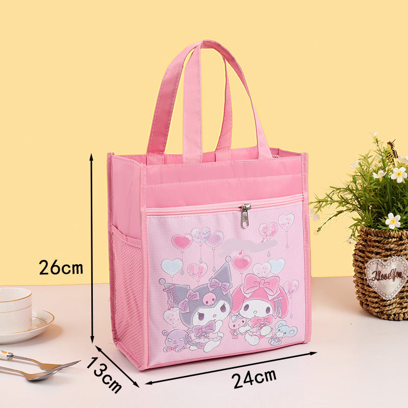 Insulated Bear-Themed Lunch Tote Bowlift