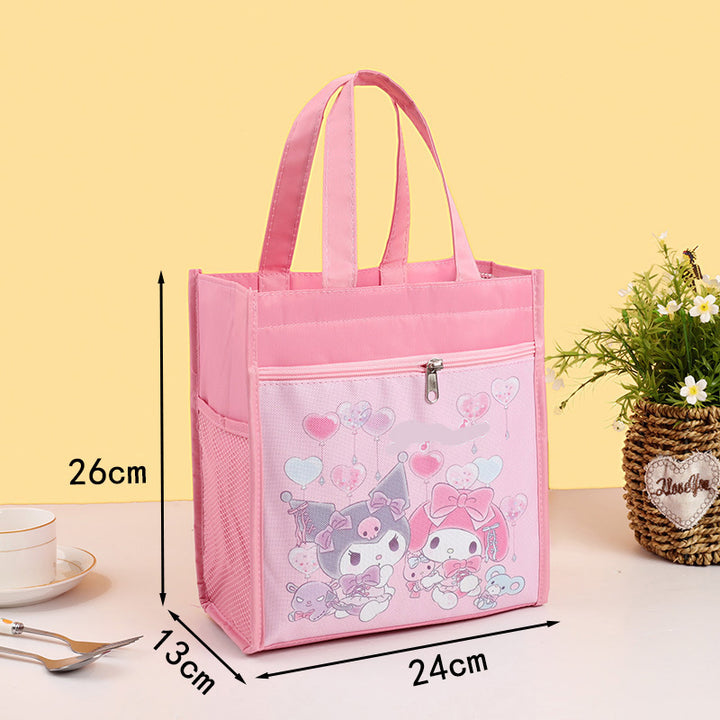 Insulated Bear-Themed Lunch Tote Bowlift